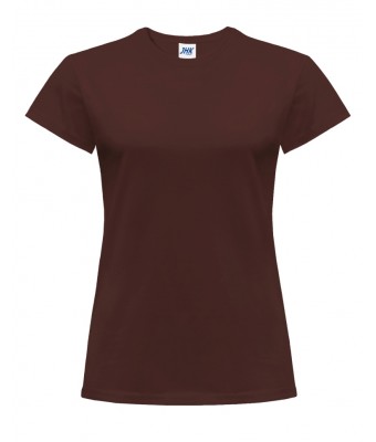 T-shirt damski JHK TSRLCMF - CHOCOLATE