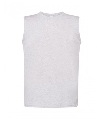 T-shirt męski bez rękawów JHK  TSUA TNK  ASH MELANGE