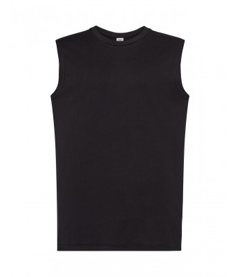 T-shirt męski bez rękawów JHK  TSUA TNK  BLACK 