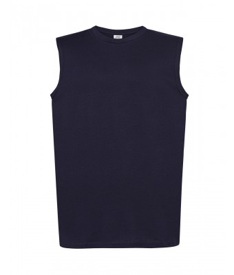 T-shirt męski bez rękawów JHK  TSUA TNK  NAVY