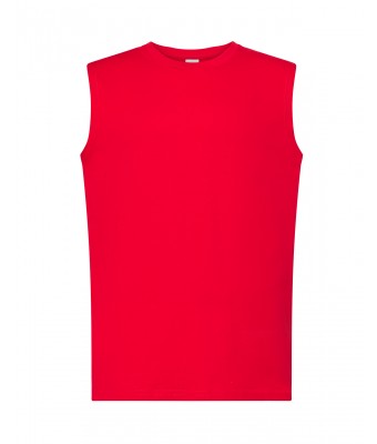 T-shirt męski bez rękawów JHK  TSUA TNK  RED