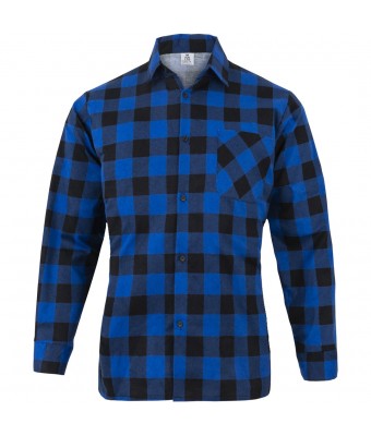 Koszula Flanelowa KOFL  - ROYAL BLUE