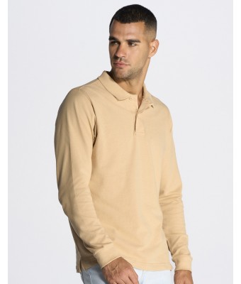 Polo męskie z długim rękawem JHK PORA 210 LS