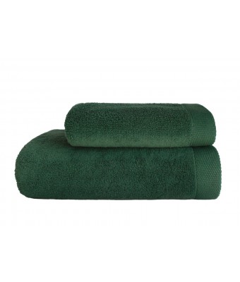 Ręcznik frotte model MISTY  RE01  - ZIELONY BUTELKOWY