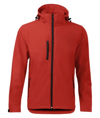 SOFTSHELL WINDSTORM HOODED MAN - RED