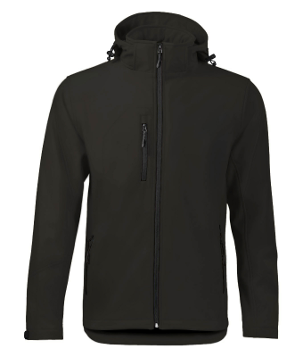 SOFTSHELL WINDSTORM HOODED LADY - BLACK