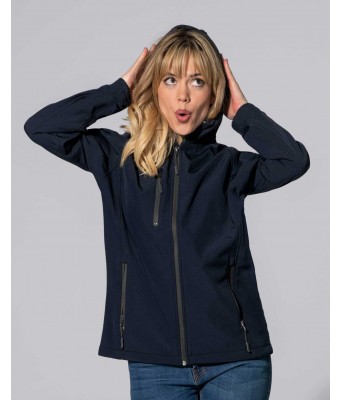 SOFTSHELL JACKET HOODED LADY