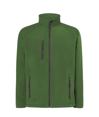 SOFTSHELL JACKET - BOTTLE GREEN