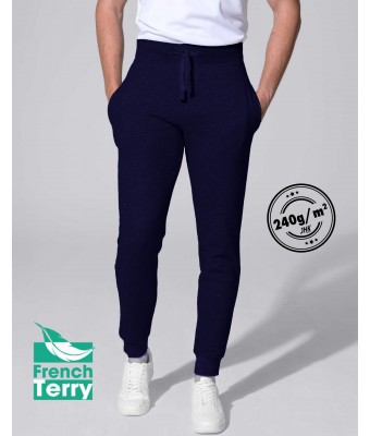 Spodnie SWEET PANTS CUFF FRENCH TERRY  - NAVY