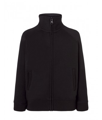 Bluza JHK KID FULL ZIP SWEATSHIRT - BLACK