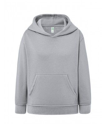 KID SWEATSHIRT KANGAROO SILVER