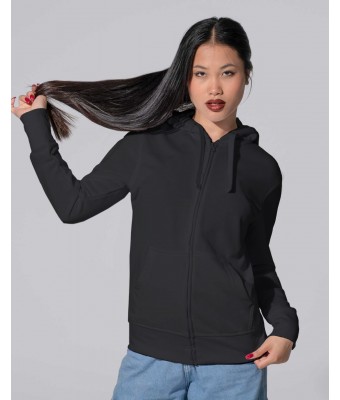 Bluza damska z kapturem, zapinana SWUL HOOD