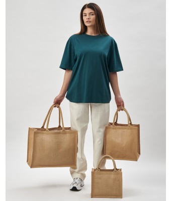 Torba z juty laminowanej NATURAL