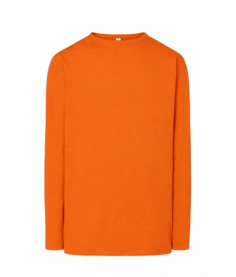 T-Shirt męski z długim rękawem  TSRA170LS  - ORANGE