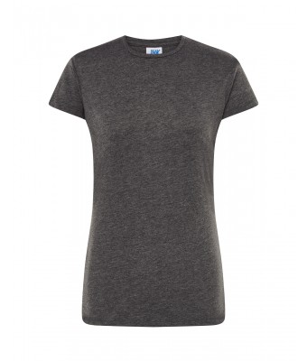T-shirt damski JHK TSRLCMF - CHARCOAL HEATHER