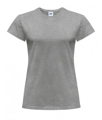 T-shirt damski JHK TSRLCMF - GREY MELANGE