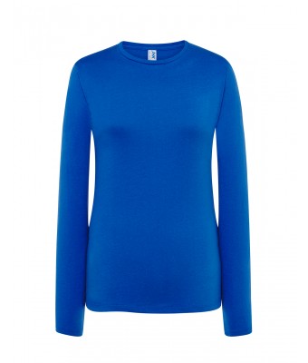 T-SHIRT DAMSKI z długim rękawem JHK TSRLCMF LS ROYAL BLUE
