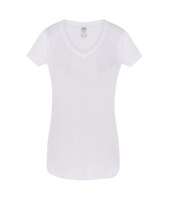 Bluzka damska JHK  Slub Lady TSUL SLB -  WHITE