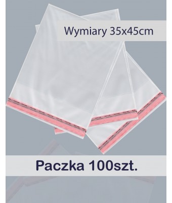 Torebki foliowe z taśmą zamykającą (w paczce 100 szt.)  >> Bluzy, polary