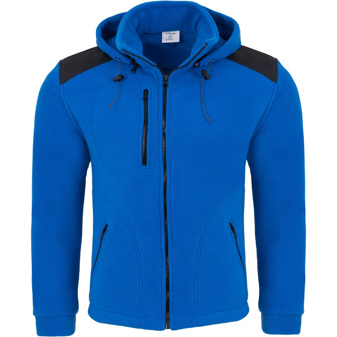 Polar FLRA 340 HOODED ROYAL BLUE / BLACK