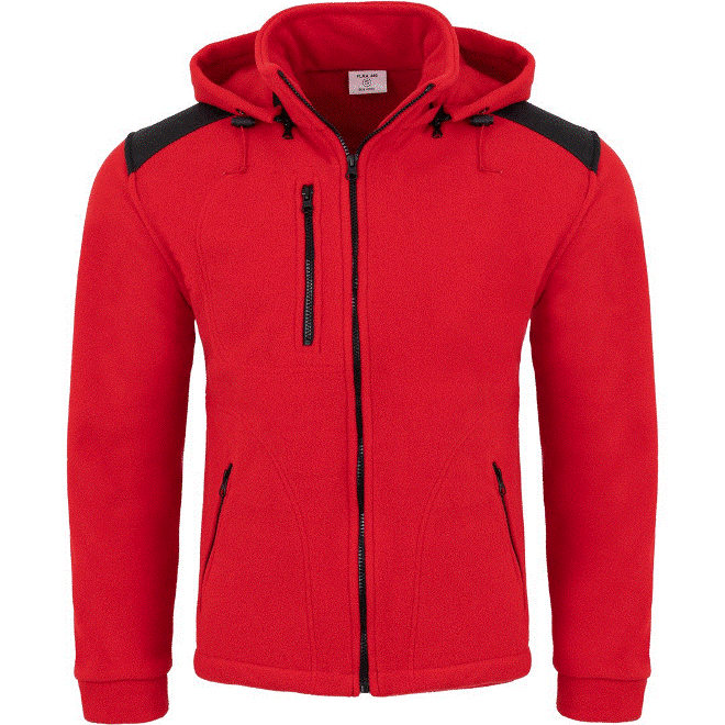 Polar FLRA 340 HOODED RED / BLACK