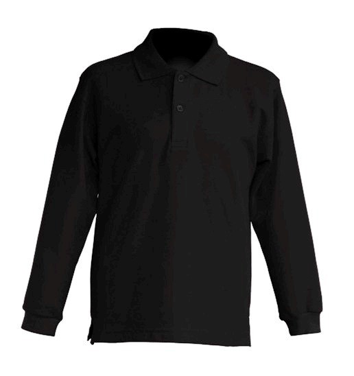 Polo KID LS JHK PKID 210 LS BLACK