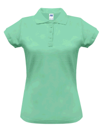 Polo damskie POPL 200 MINT GREEN