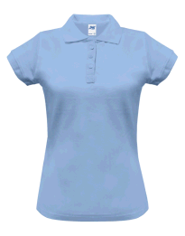 Polo damskie POPL 200 SKY BLUE
