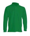 Polo męskie z długim rękawem JHK PORA 210 LS KELLY GREEN