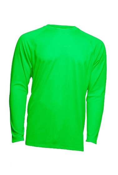 SPORT T-SHIRT MAN LS - LIME FLUOR