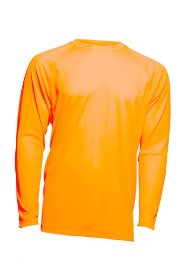 SPORT T-SHIRT MAN LS - ORANGE FLUOR