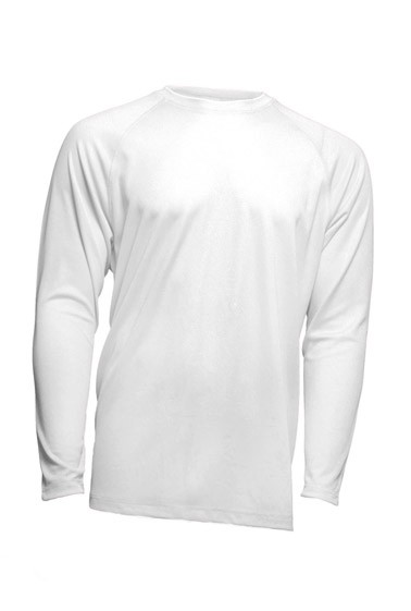 SPORT T-SHIRT MAN LS - WHITE