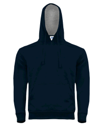 OCEAN KANGAROO HOODED CONTRAST - NAVY / ASH