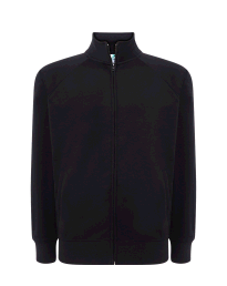 FULL ZIP SWEATSHIRT BLACK