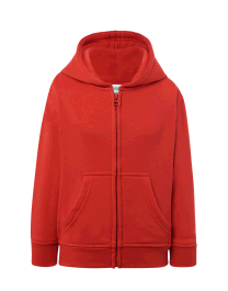 Bluza JHK KID HOODED SWEATSHIRT - RED