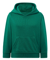 KID SWEATSHIRT KANGAROO KELLY GREEN