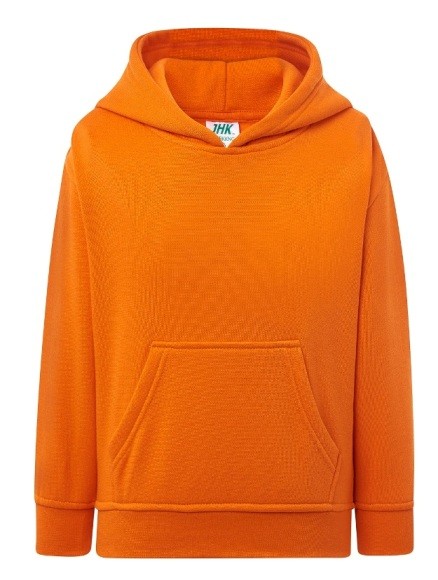 KID SWEATSHIRT KANGAROO ORANGE