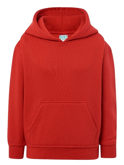 KID SWEATSHIRT KANGAROO RED