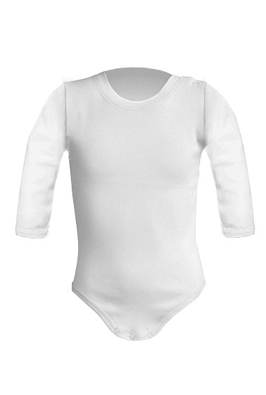 BABY BODY LS ref:TSRBBODYLS - WHITE