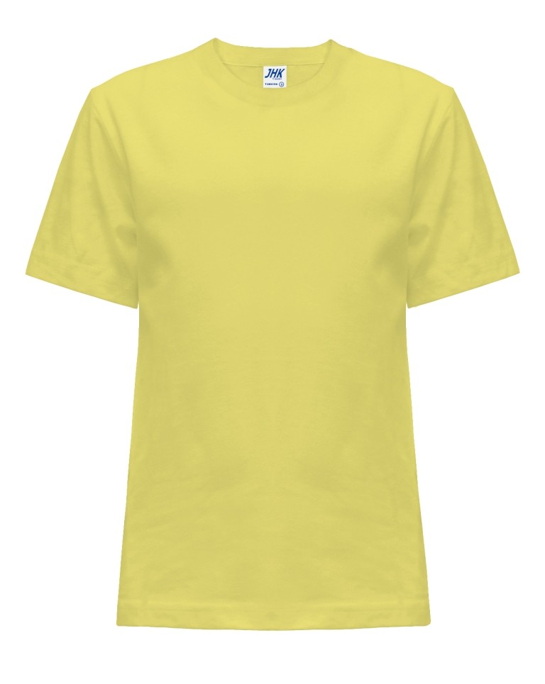 T-shirt JHK TSRK 150 LIGHT YELLOW