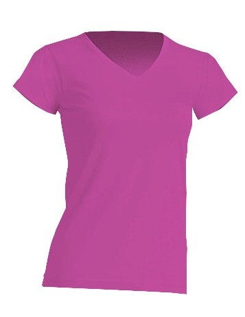 REGULAR LADY COMFORT V-NECK - FUCSIA