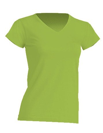 REGULAR LADY COMFORT V-NECK - LIME