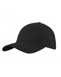 Czapka sześciopanelowa  CZA003  - kolor BLACK