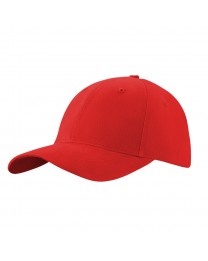Czapka sześciopanelowa  CZA003  - kolor RED
