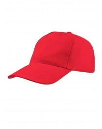 Czapka dziecięca pięciopanelowa KIDS CZA600K - RED