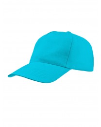 Czapka dziecięca pięciopanelowa KIDS CZA600K - TURQUOISE