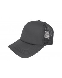 Czapka pięciopanelowa TRUCKER poliester 100%  CZA610 - GRAPHITE / GRAPHITE