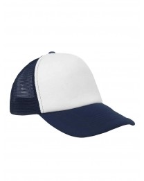 Czapka pięciopanelowa TRUCKER poliester 100%  CZA610 - NAVY / WHITE