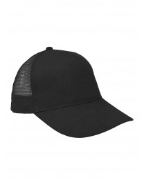 Czapka pięciopanelowa TRUCKER bawełna  CZA611 - BLACK