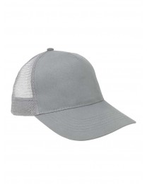 Czapka pięciopanelowa TRUCKER bawełna  CZA611 - LIGHT GREY
